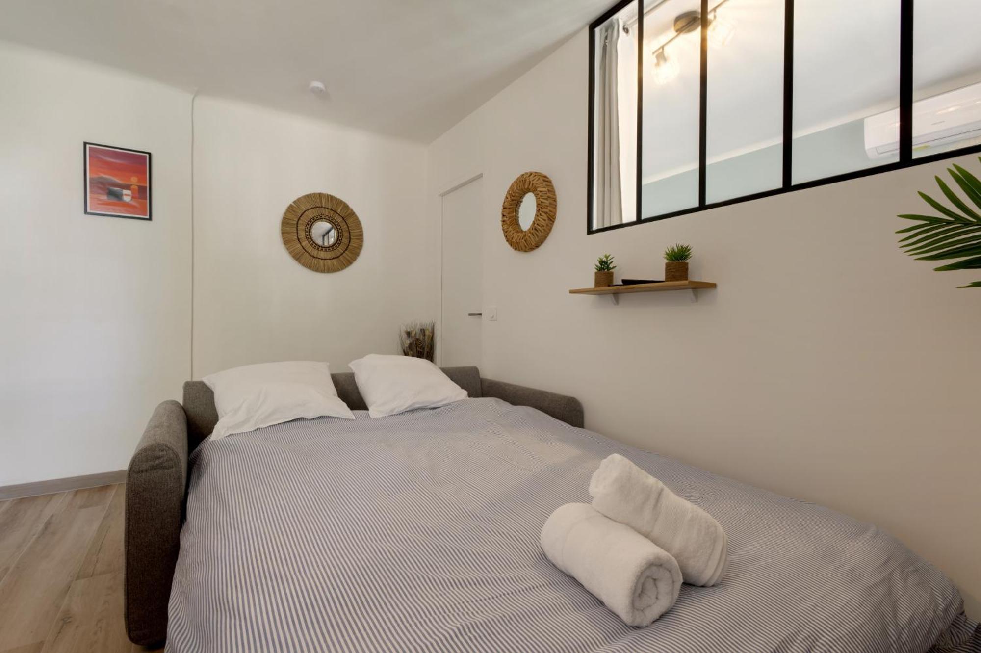 016- T2 Tropisme, Appart 1 Chambre,Clim,Wifi,Parking Montpellier Luaran gambar