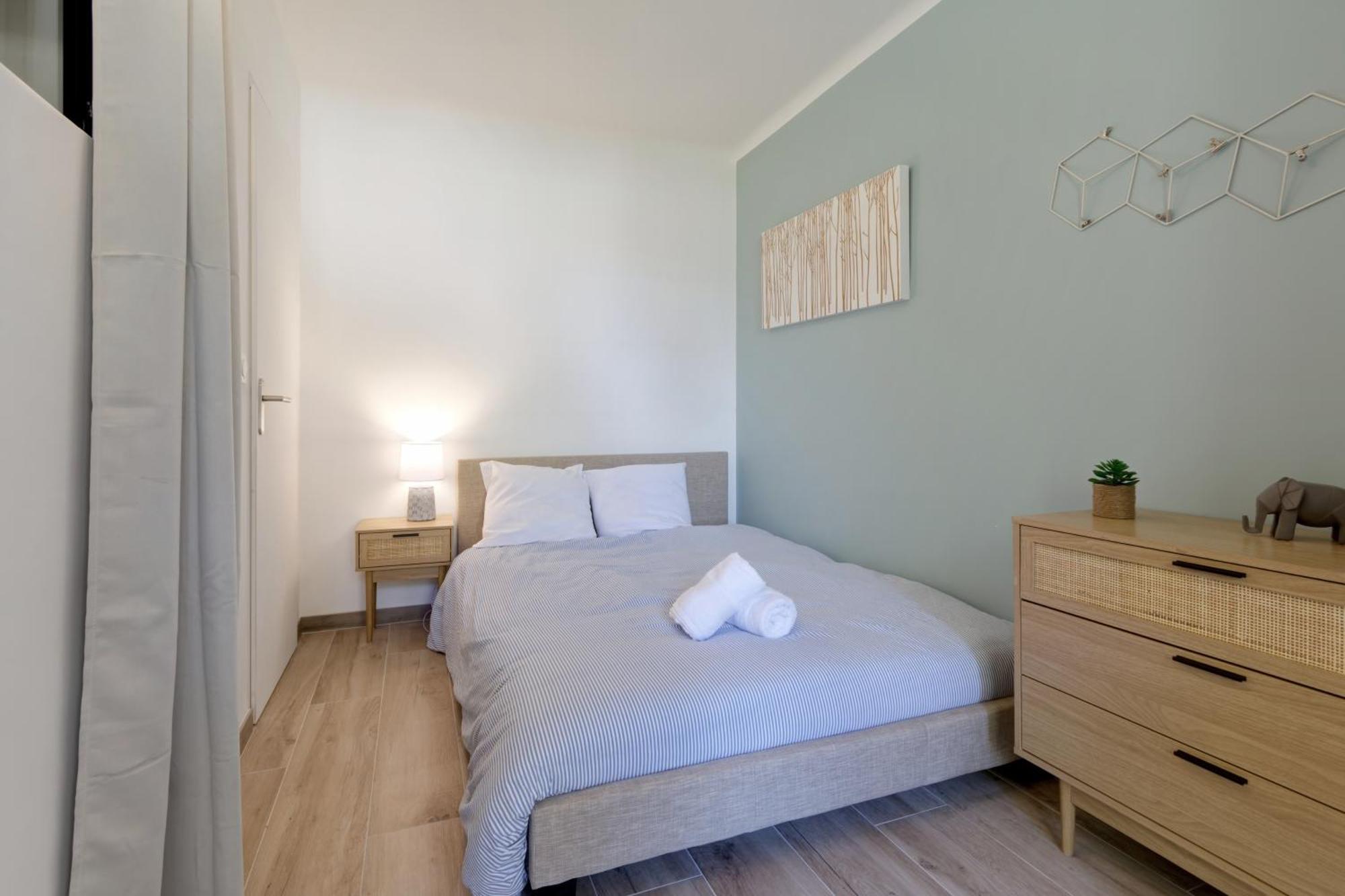 016- T2 Tropisme, Appart 1 Chambre,Clim,Wifi,Parking Montpellier Luaran gambar