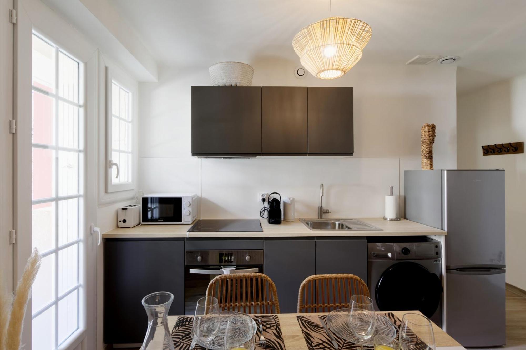 016- T2 Tropisme, Appart 1 Chambre,Clim,Wifi,Parking Montpellier Luaran gambar